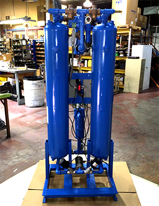 Air Cel AHLD-200 Desiccant Air Dryer back view